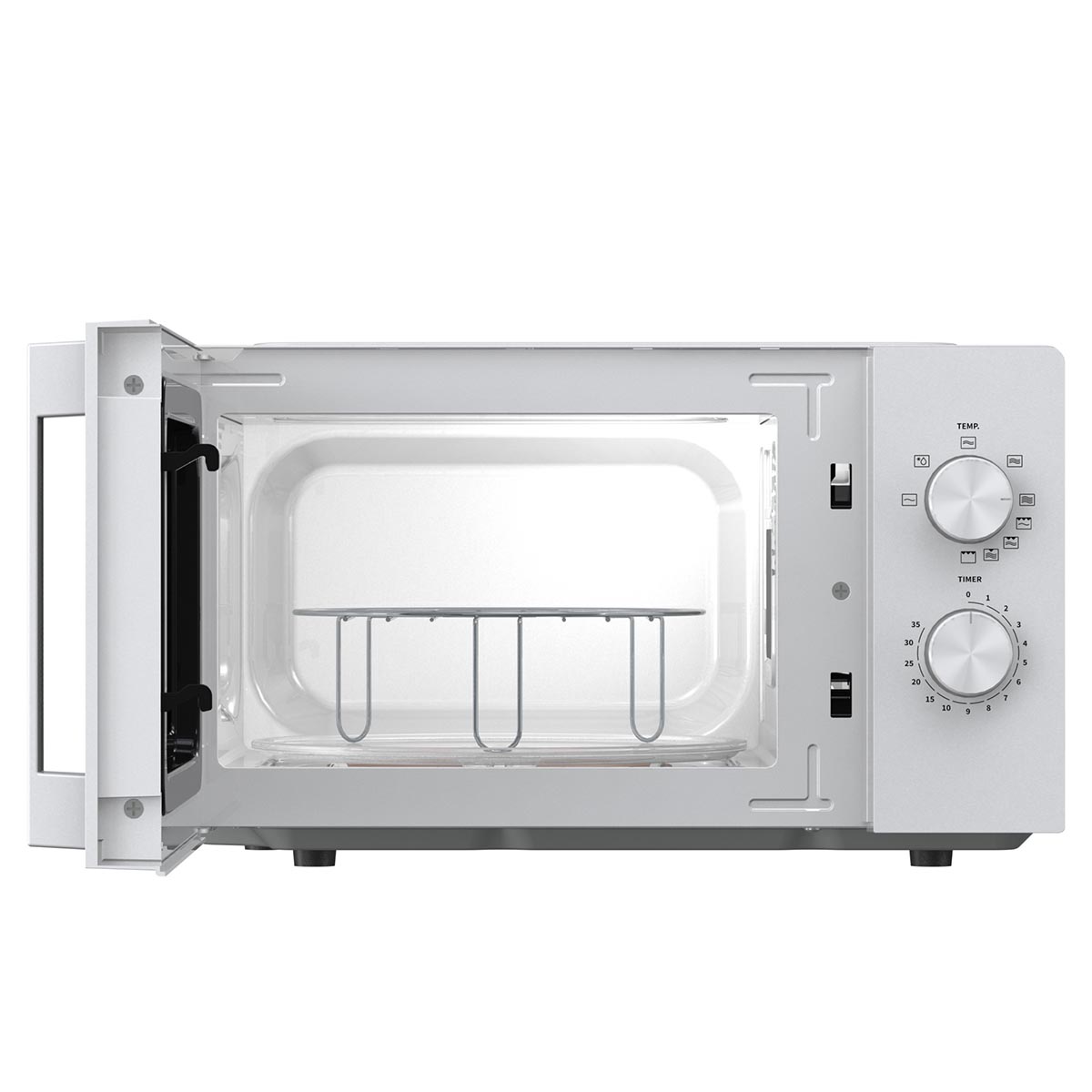 Hisense - H20MOWP1HG – Microondas Con Grill, 20L, Blanco