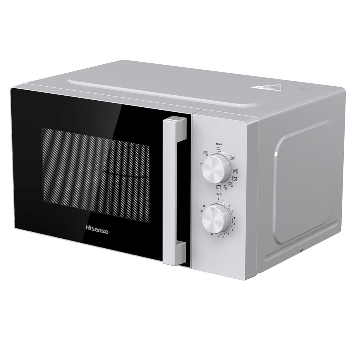 Hisense - H20MOWP1HG – Microondas Con Grill, 20L, Blanco