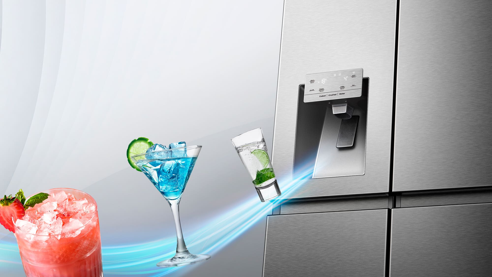 Imagen dispensador de agua y hielo