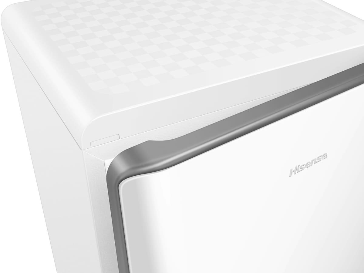 Hisense - RR106D4CWF – Frigorífico 1 Puerta, Clase F , 82L, Blanco