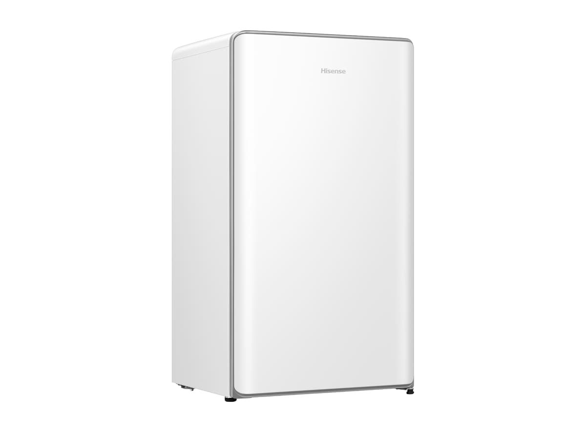 Hisense - RR106D4CWF – Frigorífico 1 Puerta, Clase F , 82L, Blanco