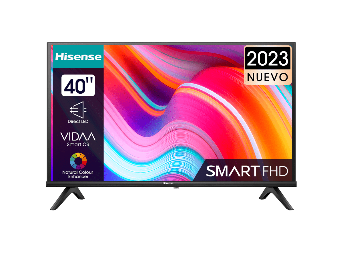 Adviento Costoso medallista Hisense HD Smart Televisor 40" A4K, Modo Juego AI, Dolby DTS HD