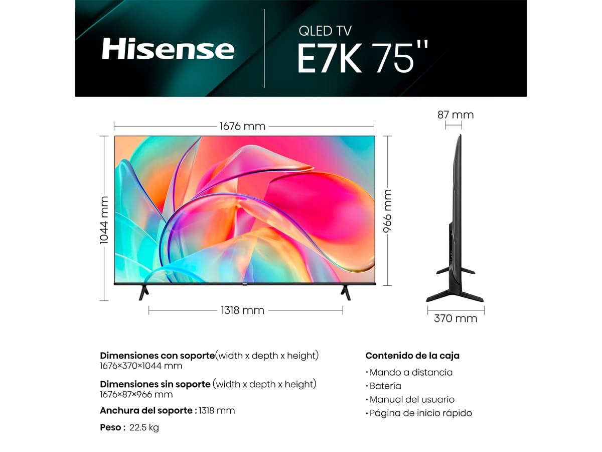 Hisense - TV QLED 75E79KQ Smart TV