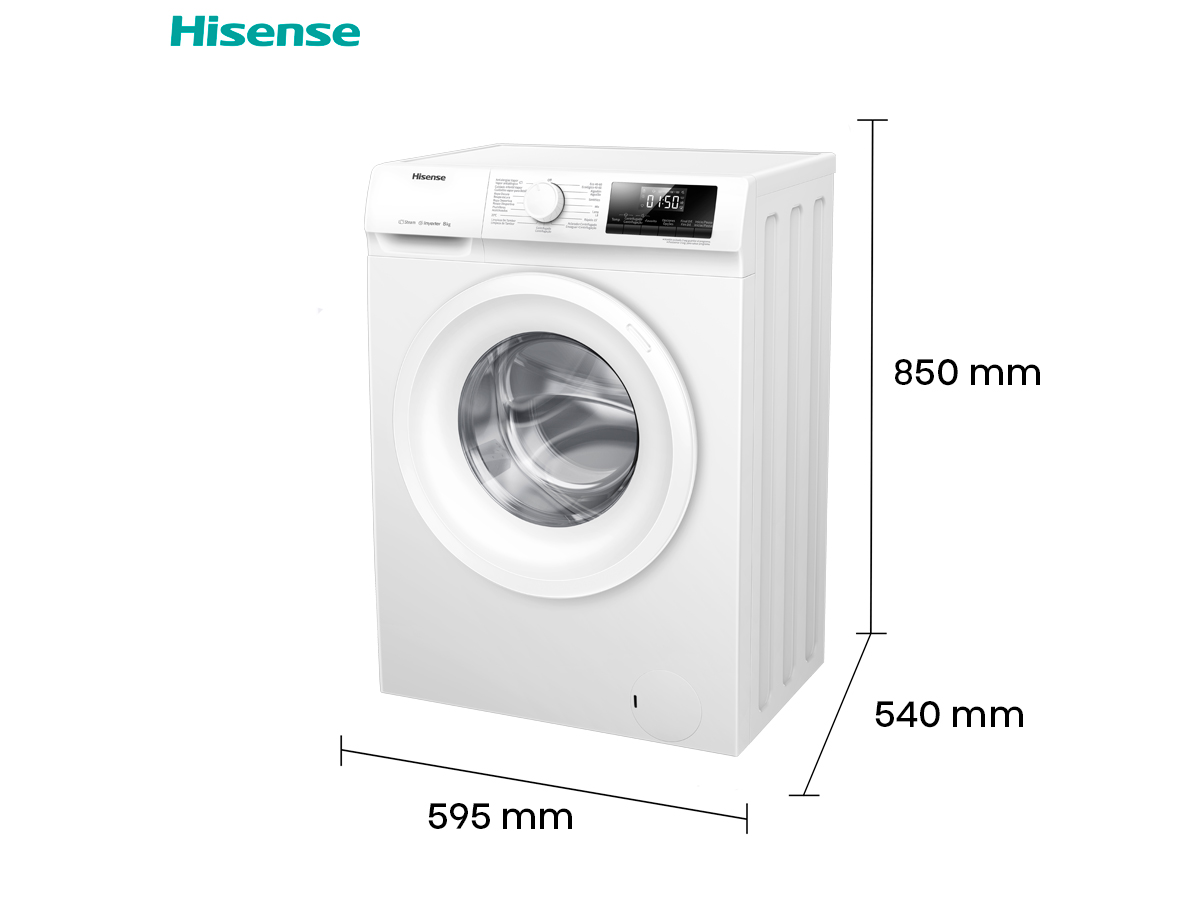 Hisense - Lavadora WFQP801419VM