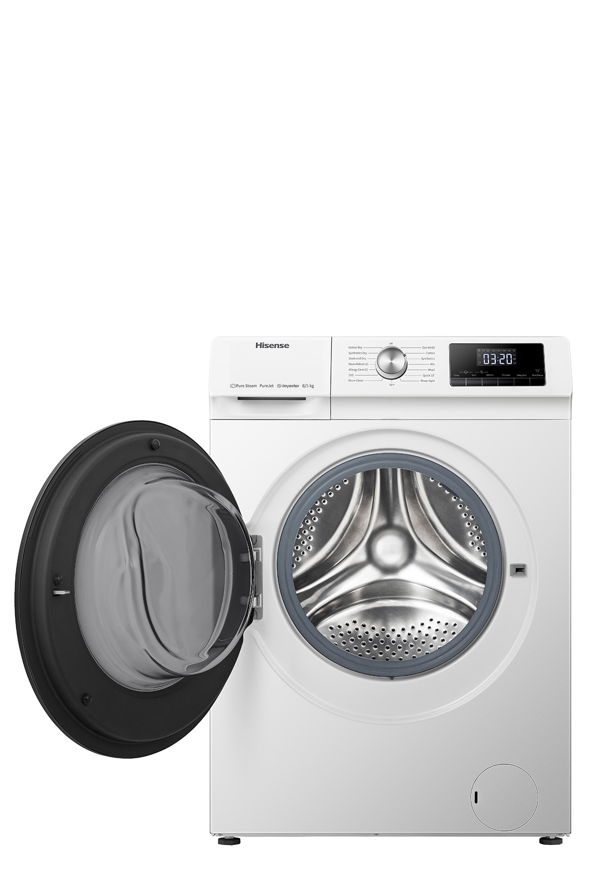 Hisense - Lavadora-Secadora WDQA8014EVJM