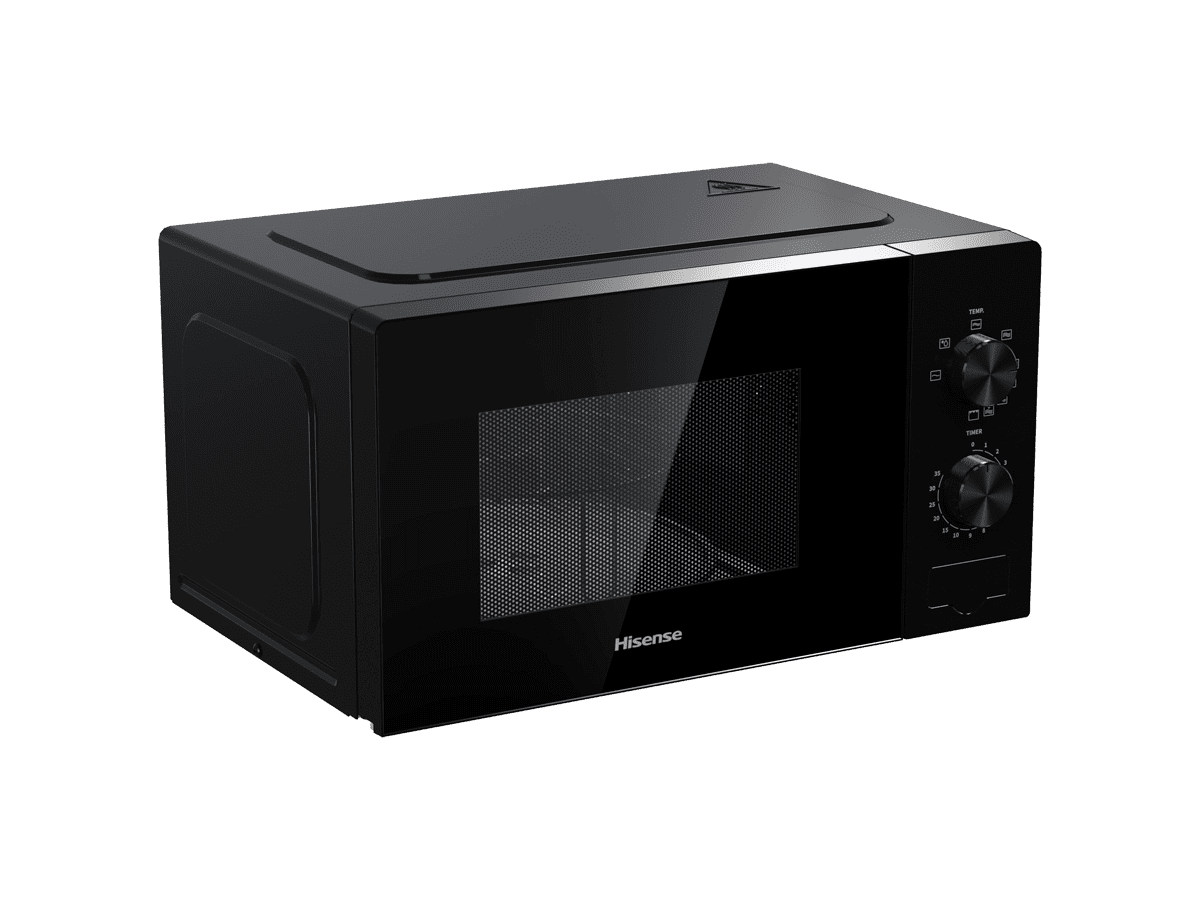 Hisense - H20MOBP1G – Microondas Con Grill, 20L, Negro