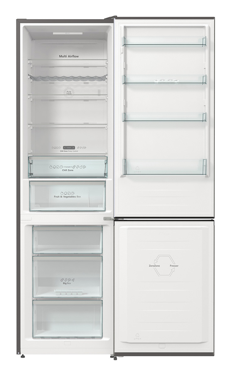 Hisense - RB470N4SIC2 – Frigorífico Combi 2 Puertas, Clase C , 361L, Inox