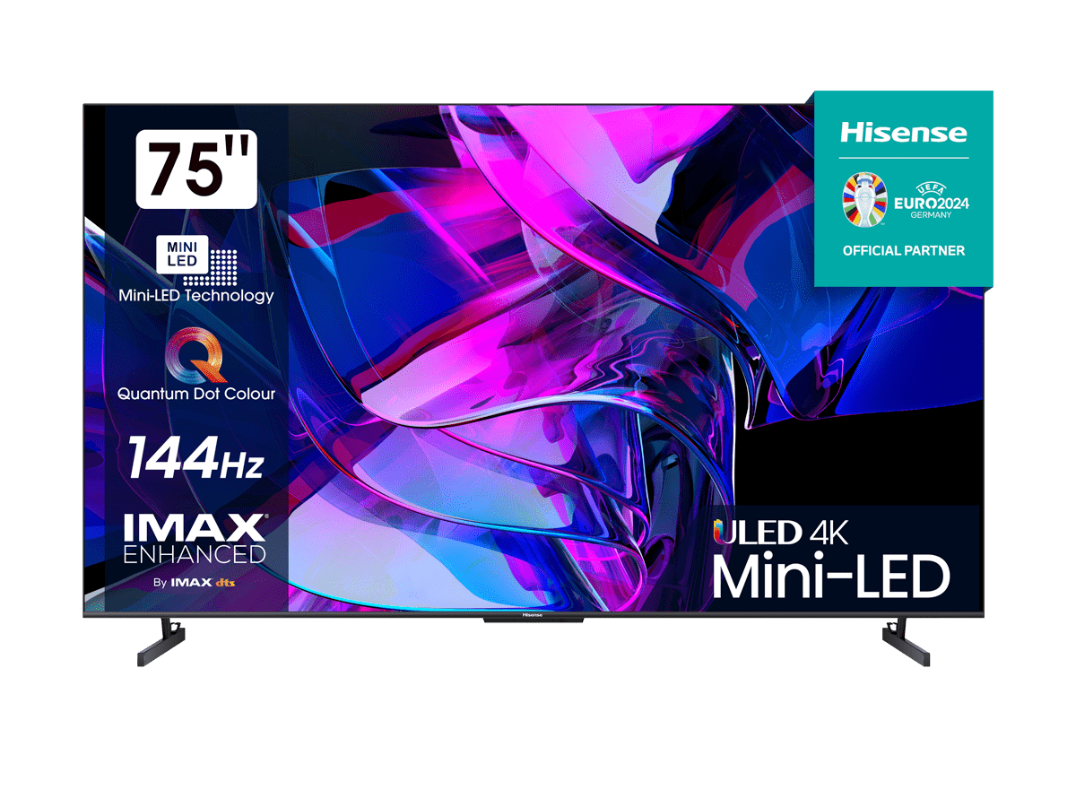Hisense Mini Led Televisor 75" U7KQ, Modo Juego, Hi-View Engine