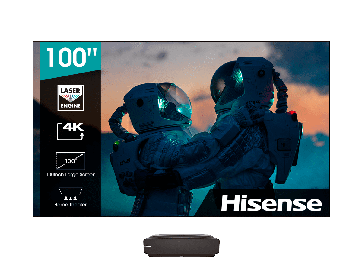 Hisense - Láser TV 100L5F – B12 100″, Láser TV 100