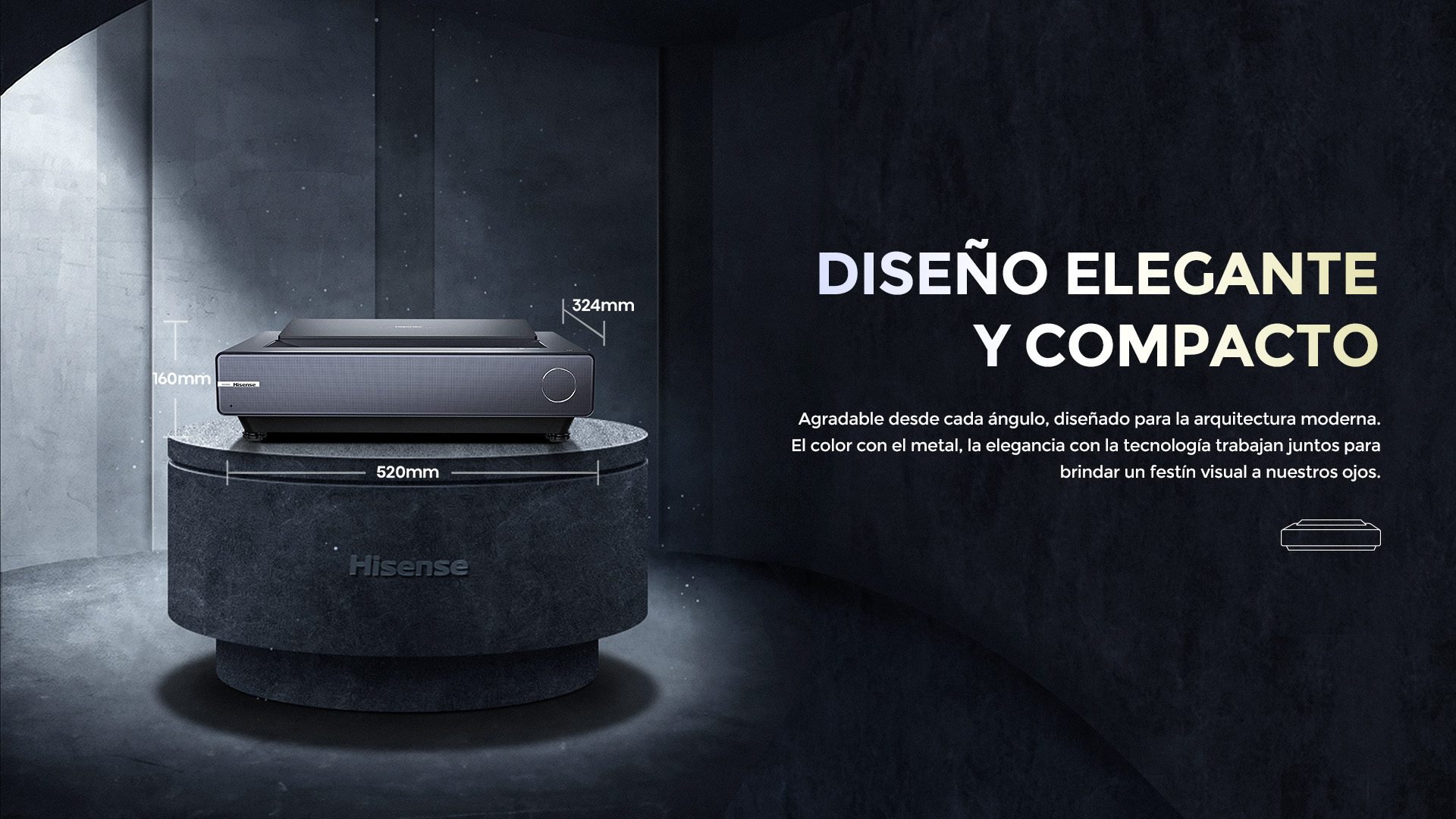 Diseño elegante Hisense