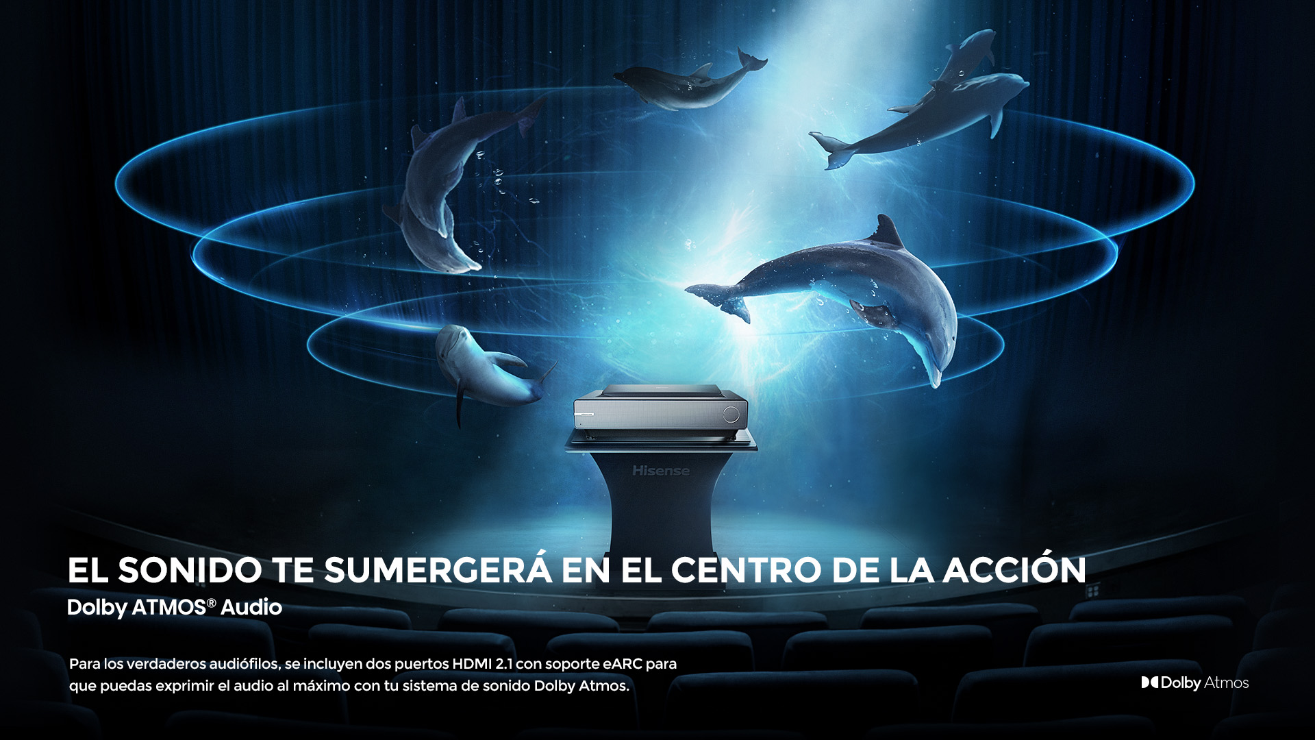 sistema de sonido Dolby Atmos Hisense