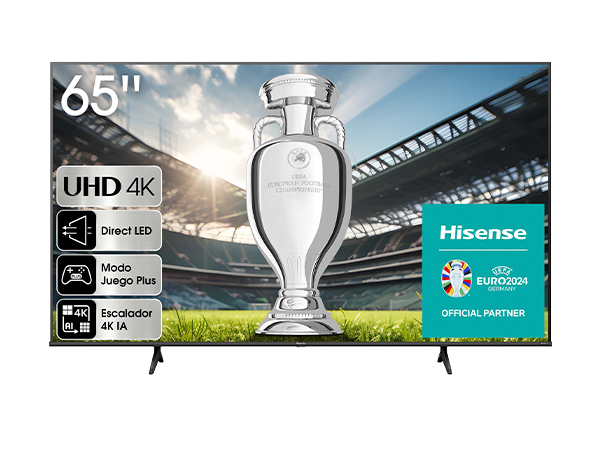 Hisense UHD 4K Smart TV 65 A6K, Dolby Vision, Modo Juego, Direct Led