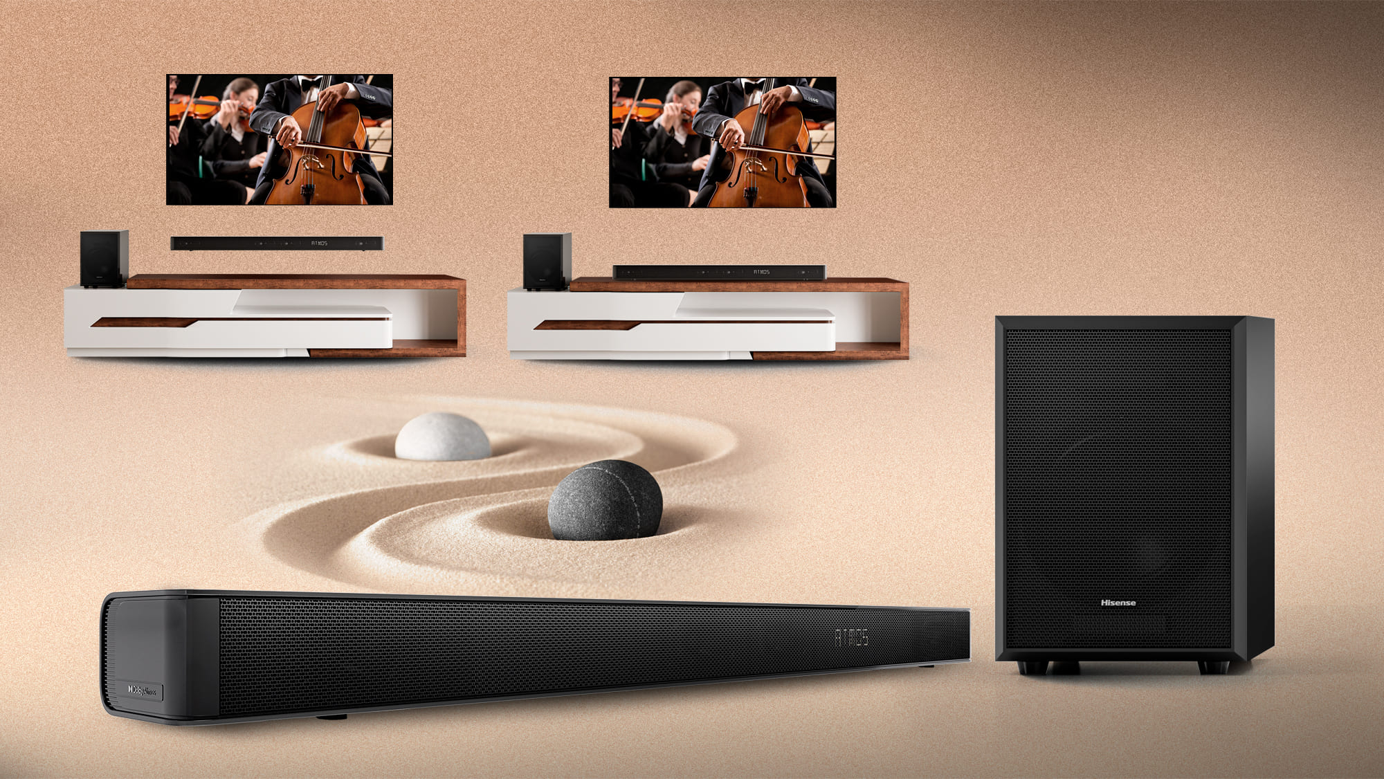 Ultimea Poseidon D60 Barra De Sonido Negra