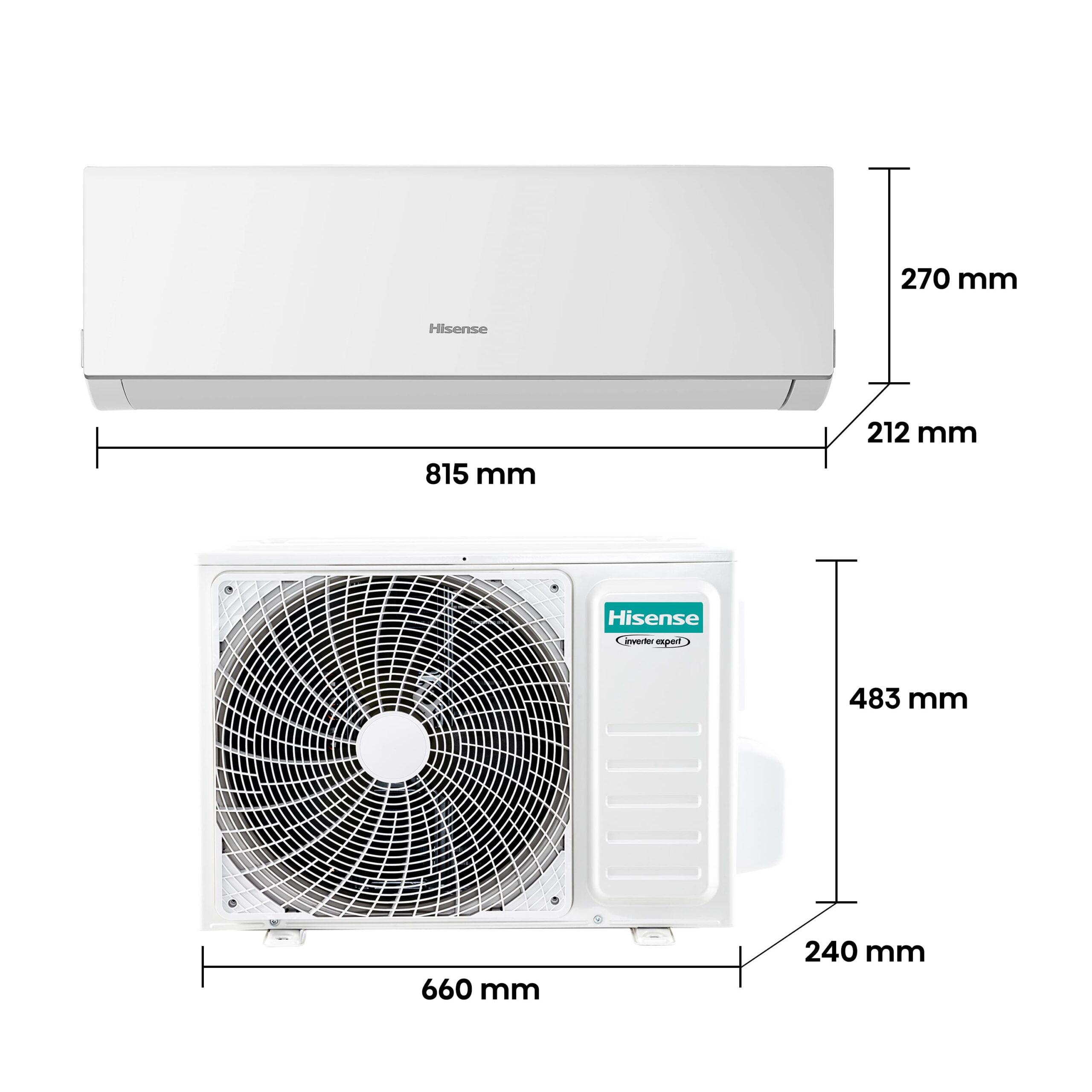Hisense - Aire acondicionado Premium Confort plus DJ25VE0B