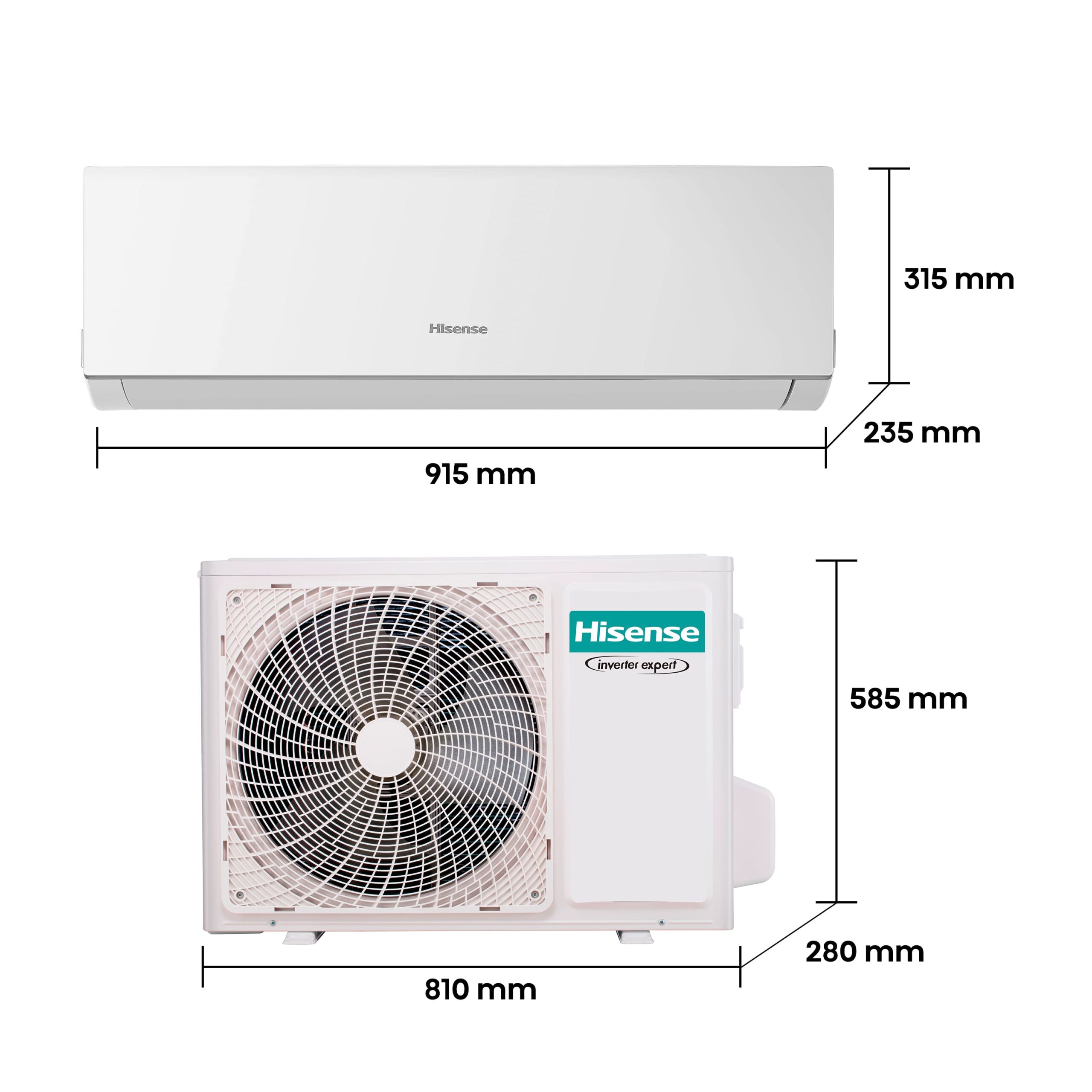 Hisense - Aire acondicionado Premium Confort plus DJ50XA0B
