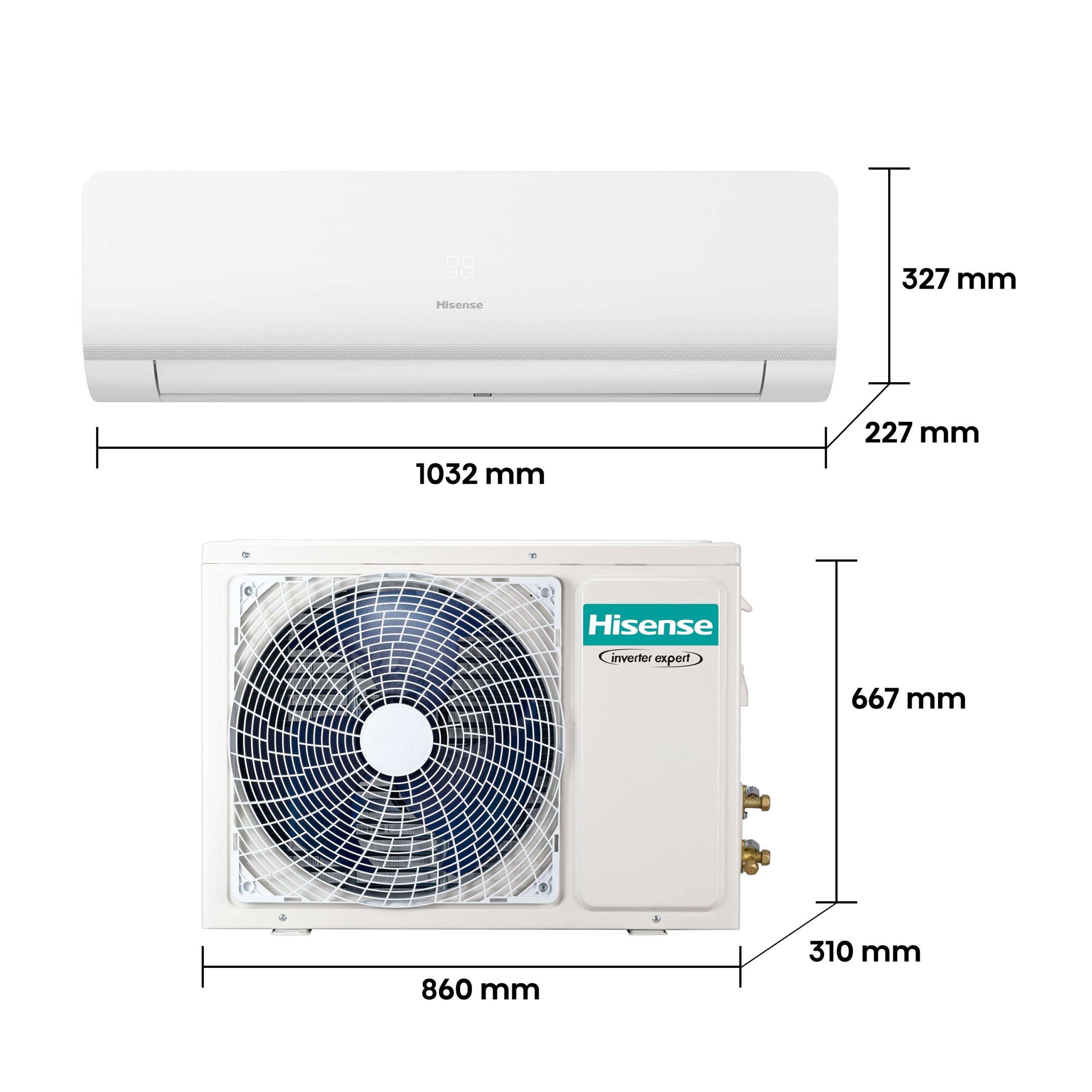 Hisense - Aire acondicionado Smart Clima KC70BT1R