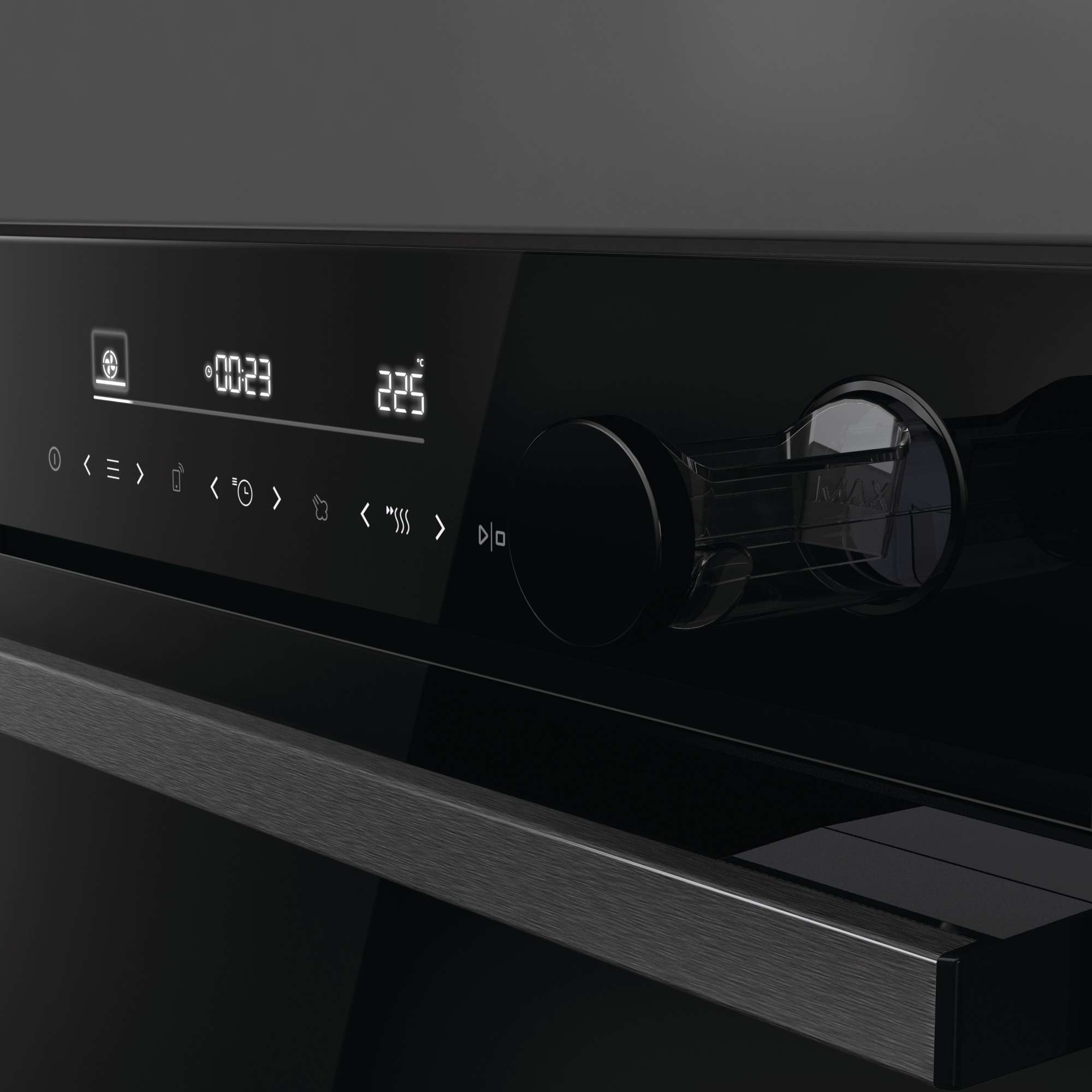 Hisense - BSA66346ADBGWIFI – Horno Hidrolítico, Cocción Vapor Con Depósito, Clase A+, 77L, Cristal Negro