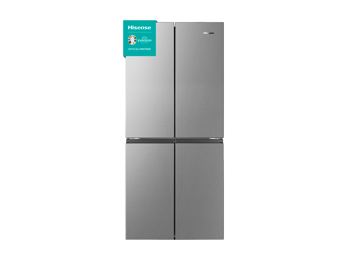 Hisense - RQ563N4SI2 – Frigorífico Americano 4 Puertas, Clase E , 454L, Inox,  Gtia. 10 Años Compresor, 