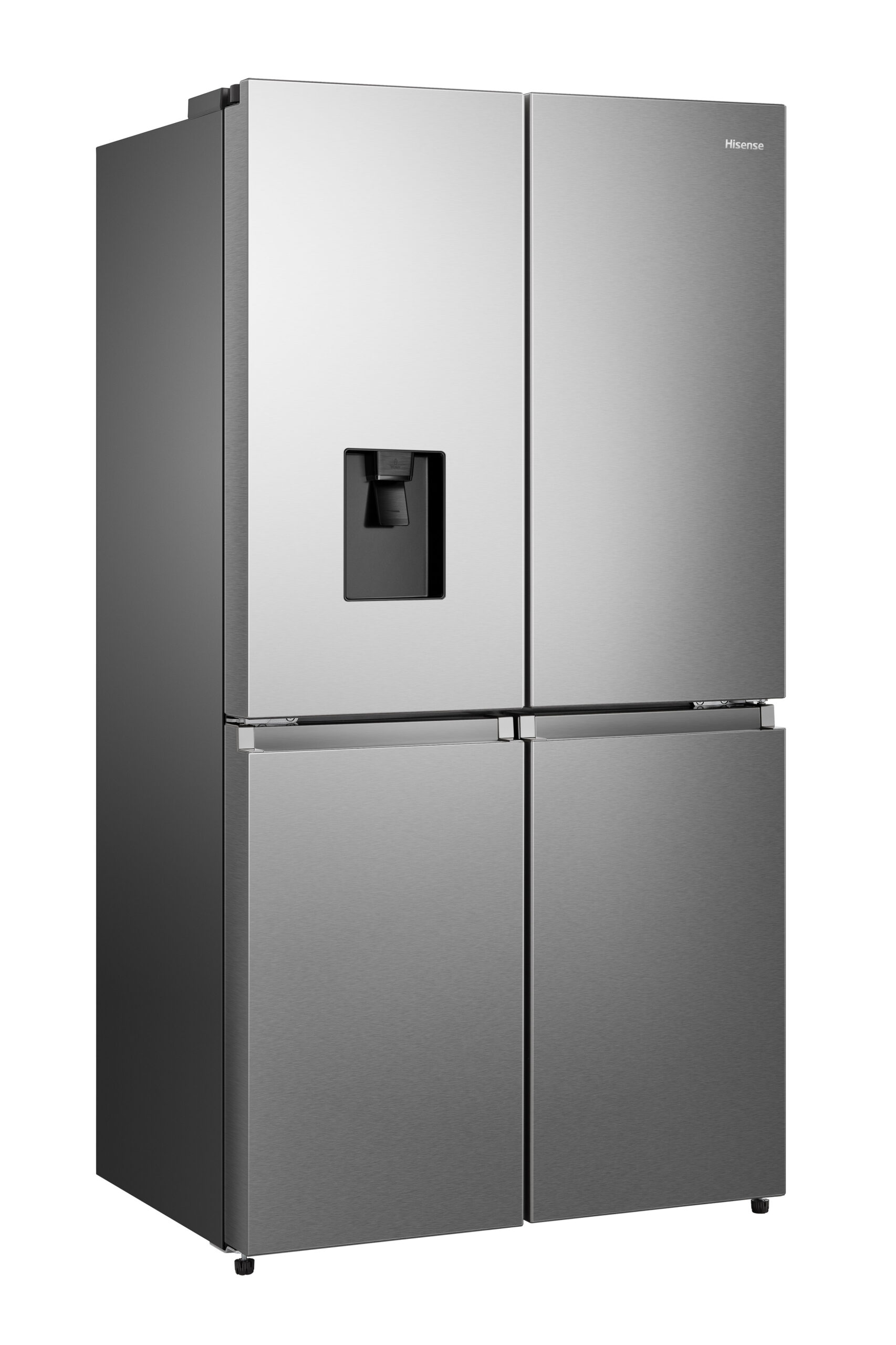 Hisense - RQ758N4SWSE – Frigorífico Americano 4 Puertas, Clase E, 606L, Inox