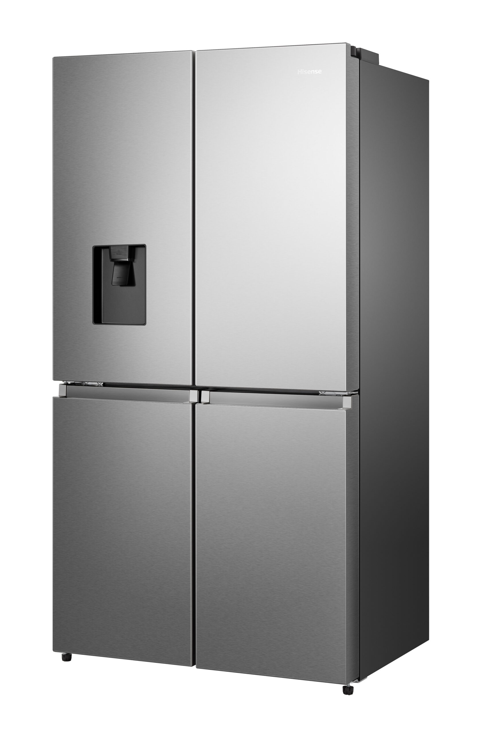 Hisense - RQ758N4SWSE – Frigorífico Americano 4 Puertas, Clase E, 606L, Inox