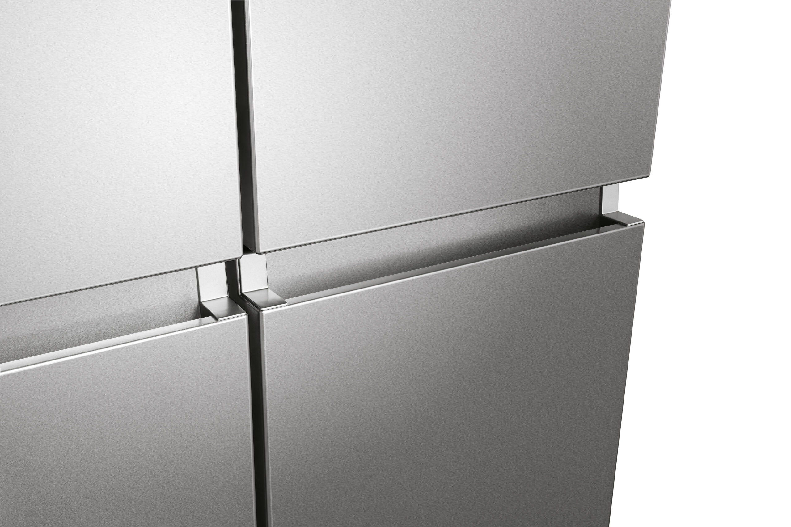 Hisense - RQ758N4SWSE – Frigorífico Americano 4 Puertas, Clase E, 606L, Inox