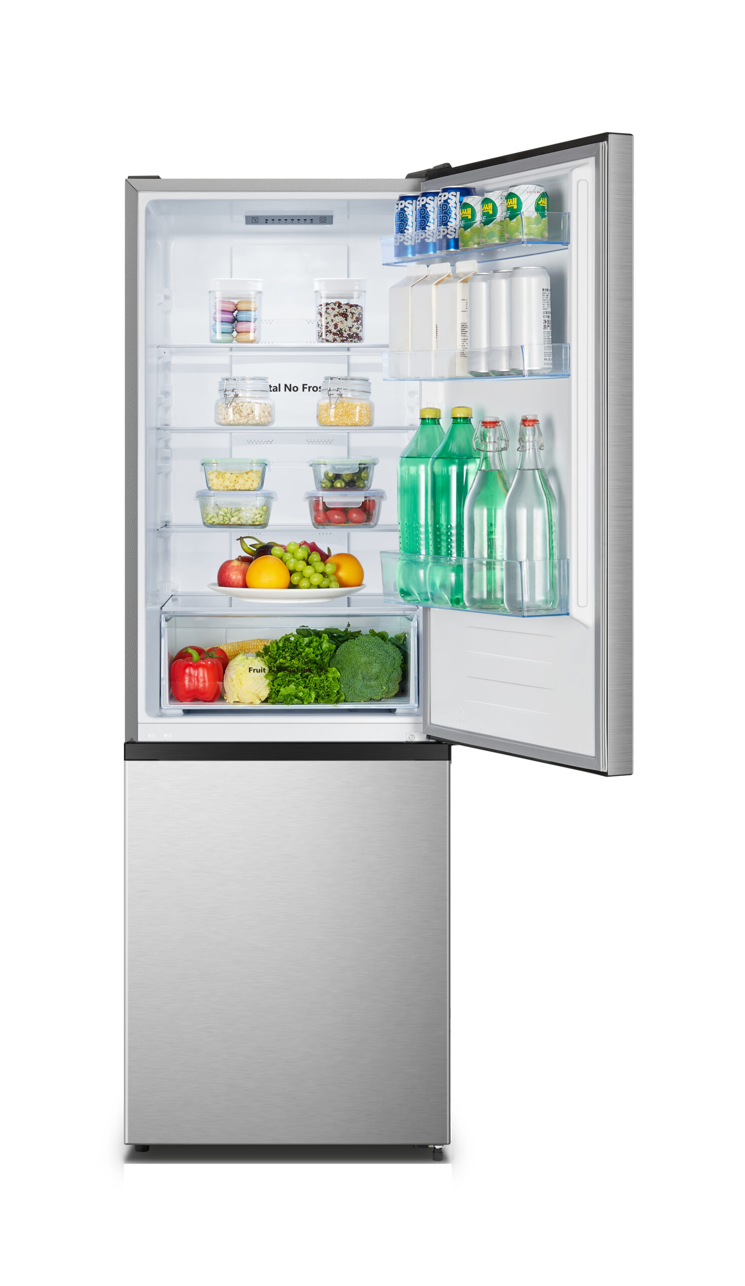 Hisense - RB372N4ACE – Frigorífico Combi 2 Puertas, Clase E , 292L, Inox