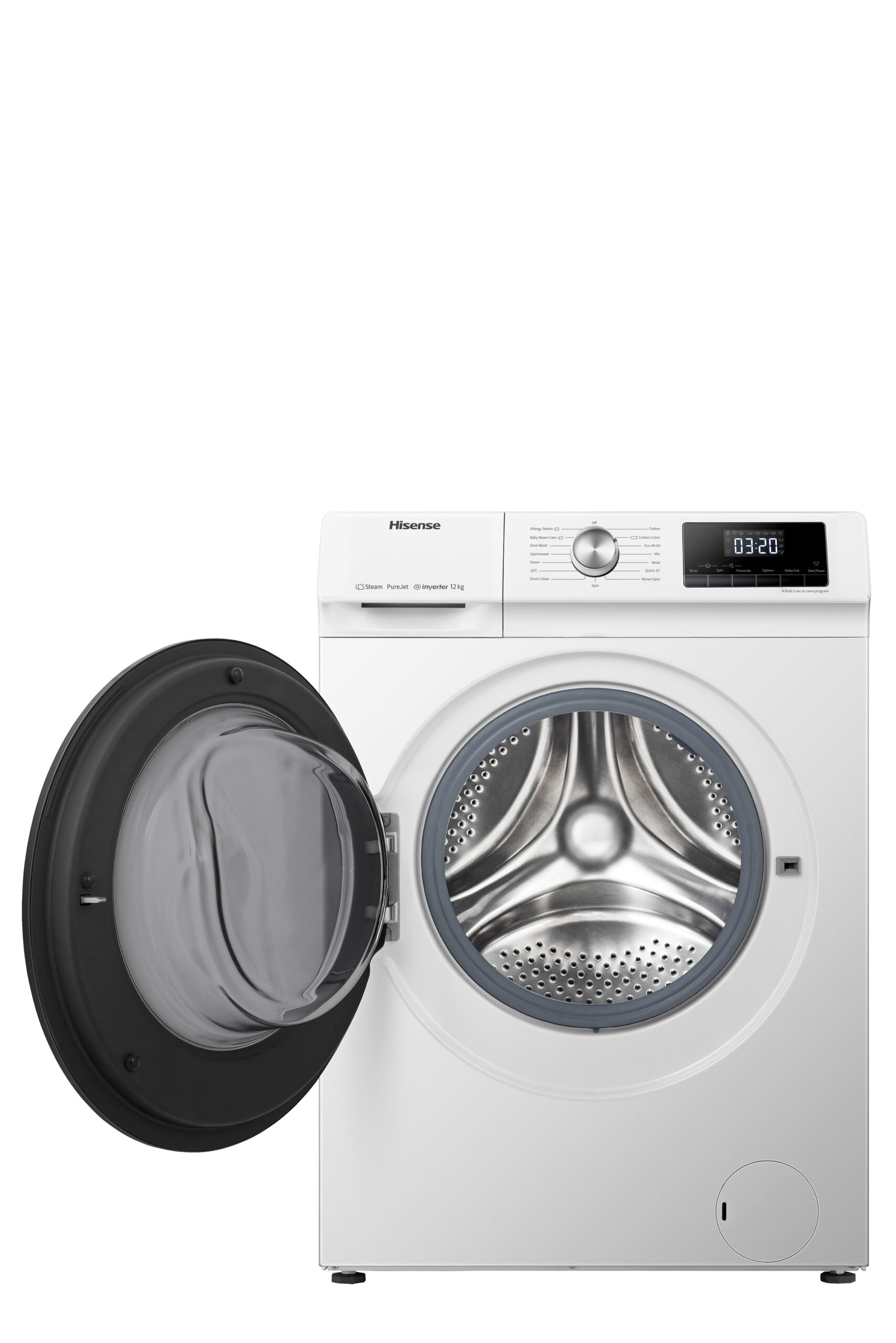 HISENSE LAVADORA HISENSE CARGA FRONTAL 9KG 1200rpm A+++ WFBJ90121 Blanco -  oferta: 264,88 € - Lavadoras