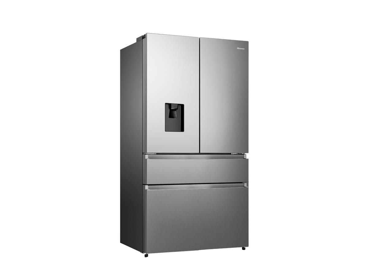 Hisense - RF749N4SWSE – Frigorífico Americano Cajón Frances, Clase E, 579L, Inox