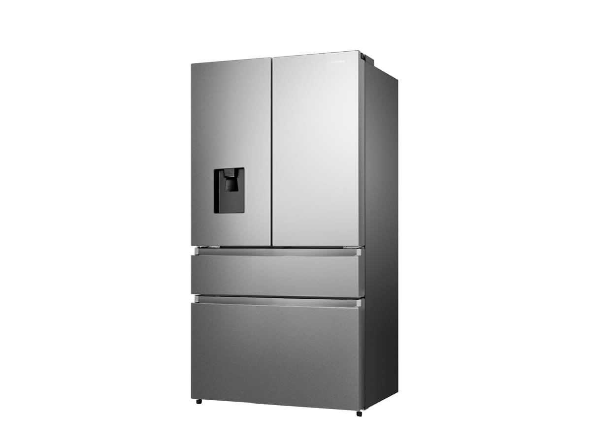 Hisense - RF749N4SWSE – Frigorífico Americano Cajón Frances, Clase E, 579L, Inox