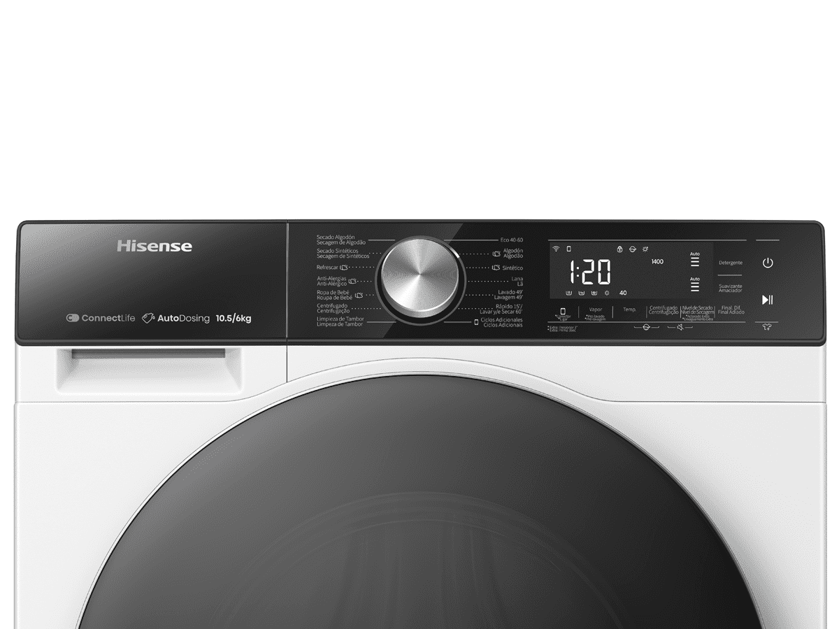 Hisense - Lavadora-Secadora WD5S1045BW