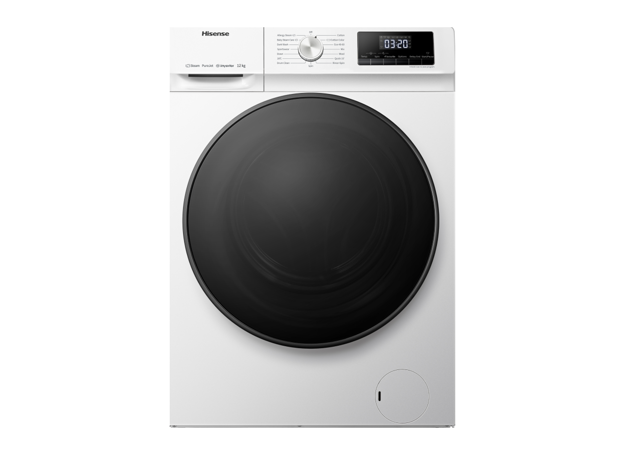 Hisense - Lavadora WFQA1214EVJM, Gtia. 10 Años en motor, 
