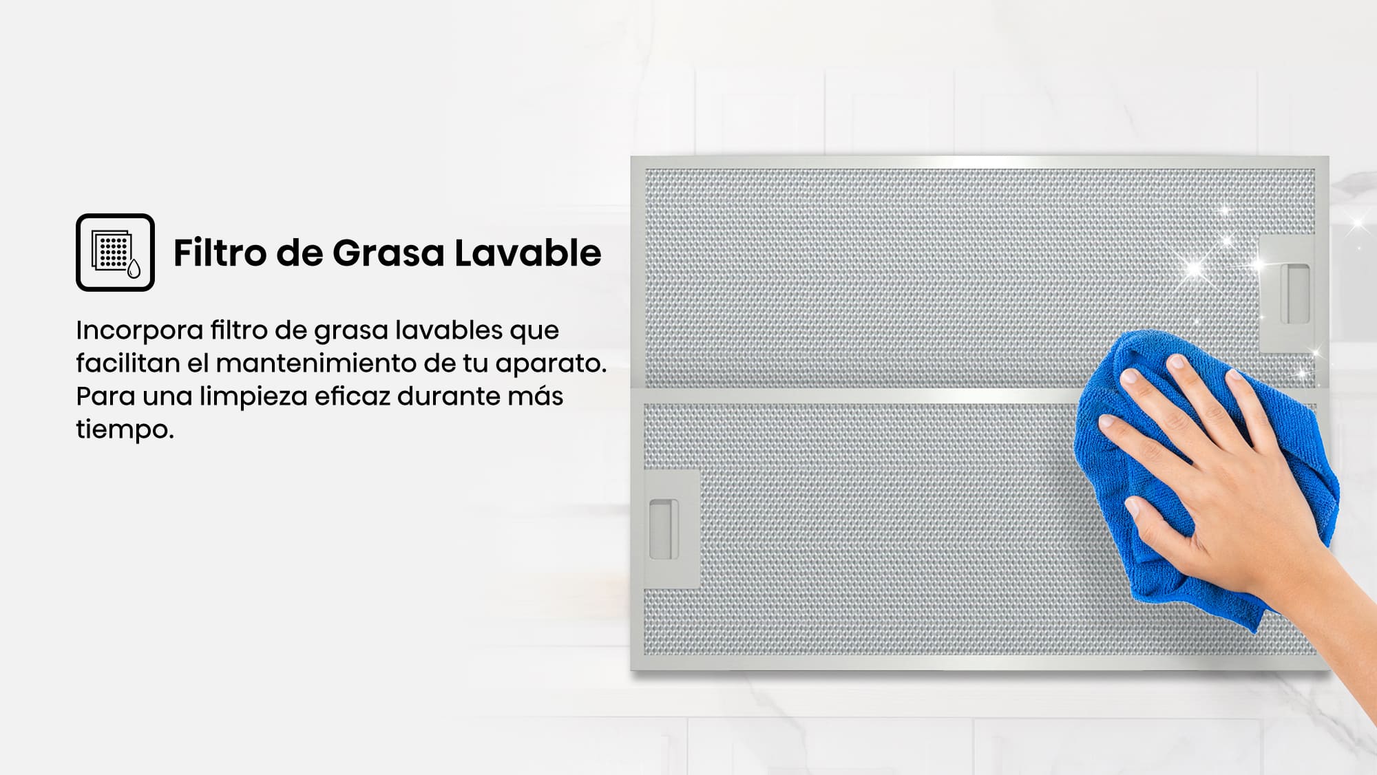 Filtros de grasa lavables