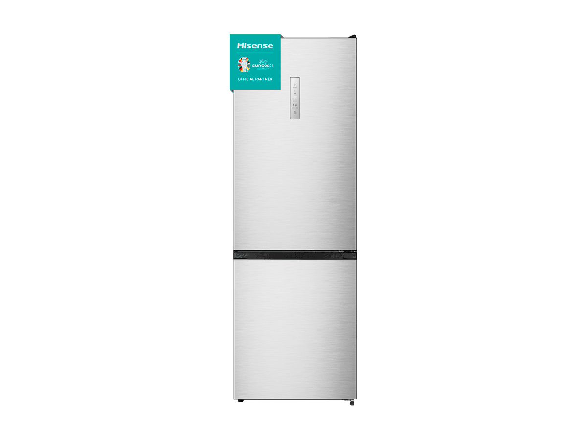 Hisense - RB372N4CCD – Frigorífico Combi 2 Puertas, Clase D , 292L, Inox, , 