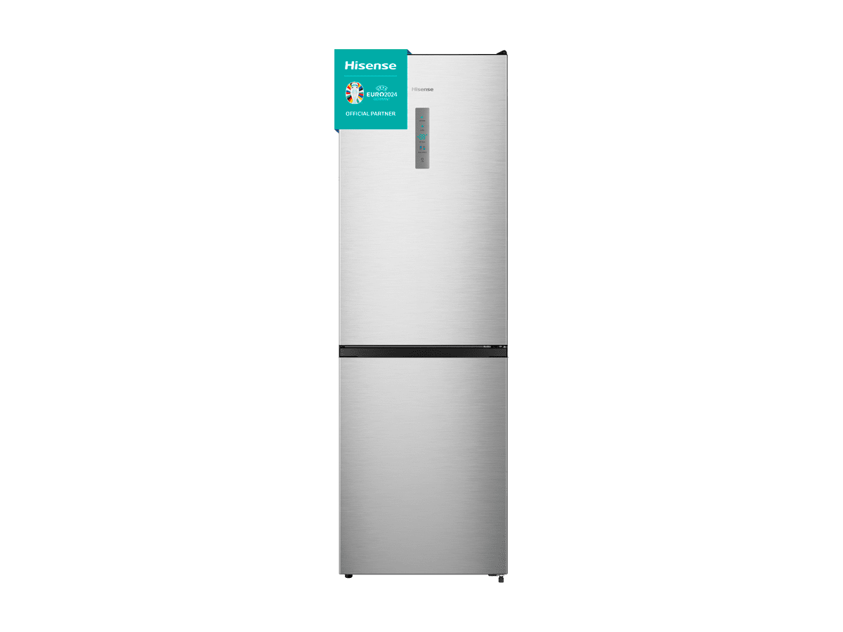 Hisense - RB390N4BCC – Frigorífico Combi 2 Puertas, Clase C , 304L, Inox, , 