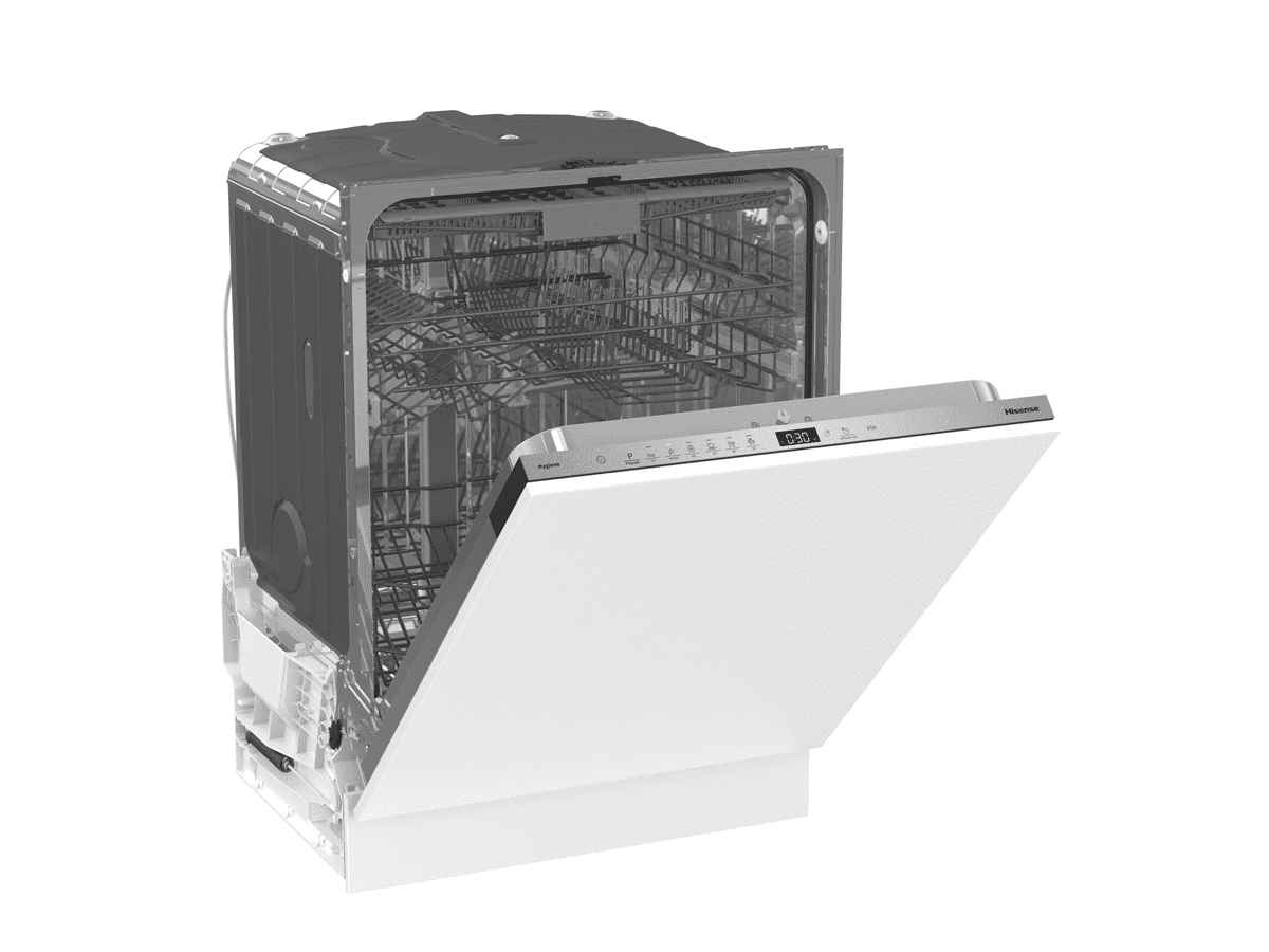 Hisense - HV643D60 – Lavavajillas 60cm, Encastre, Clase D, 16, Integrable