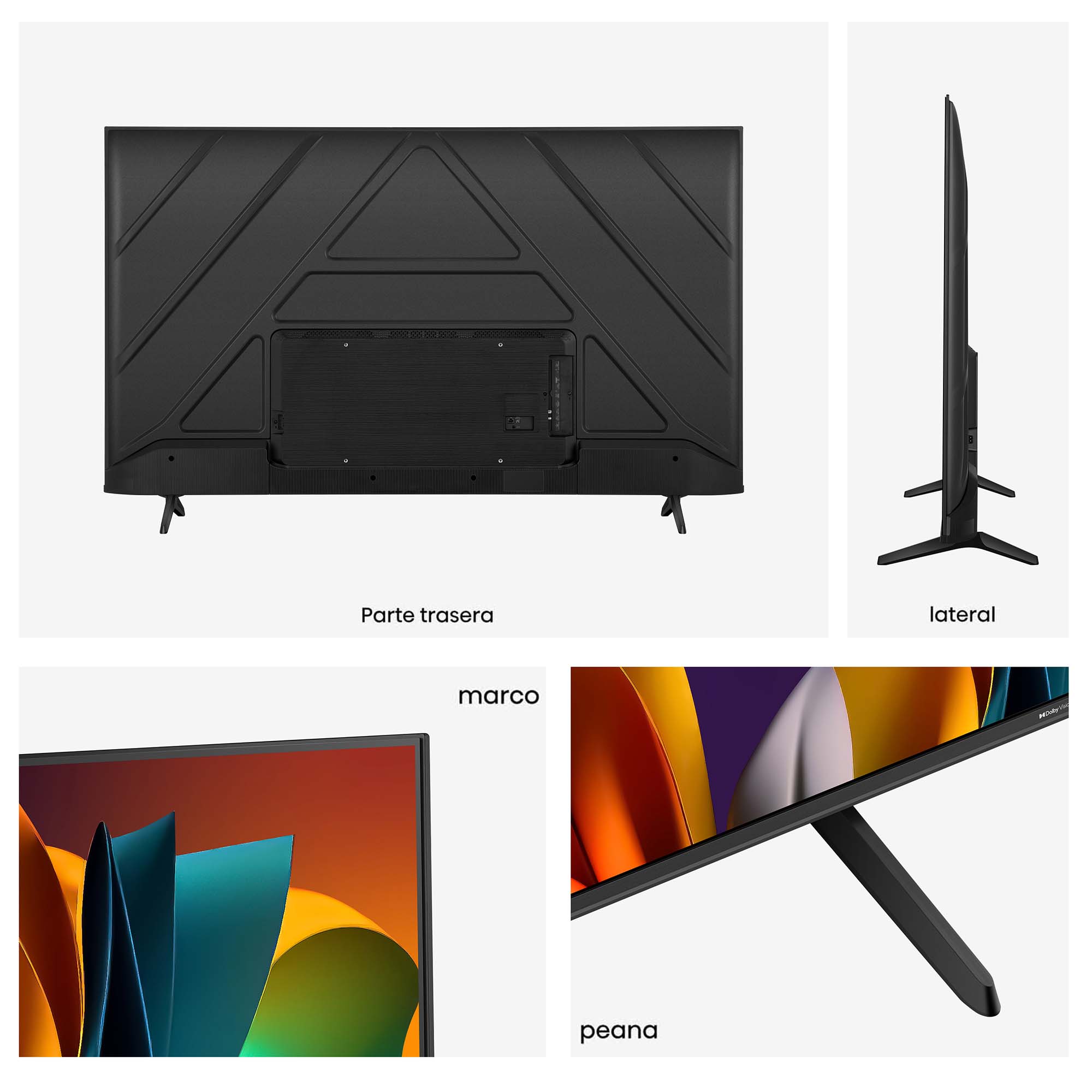 Hisense - Serie E6NT TV 4K 55E6NT 55 pulgadas, VIDAA Smart TV