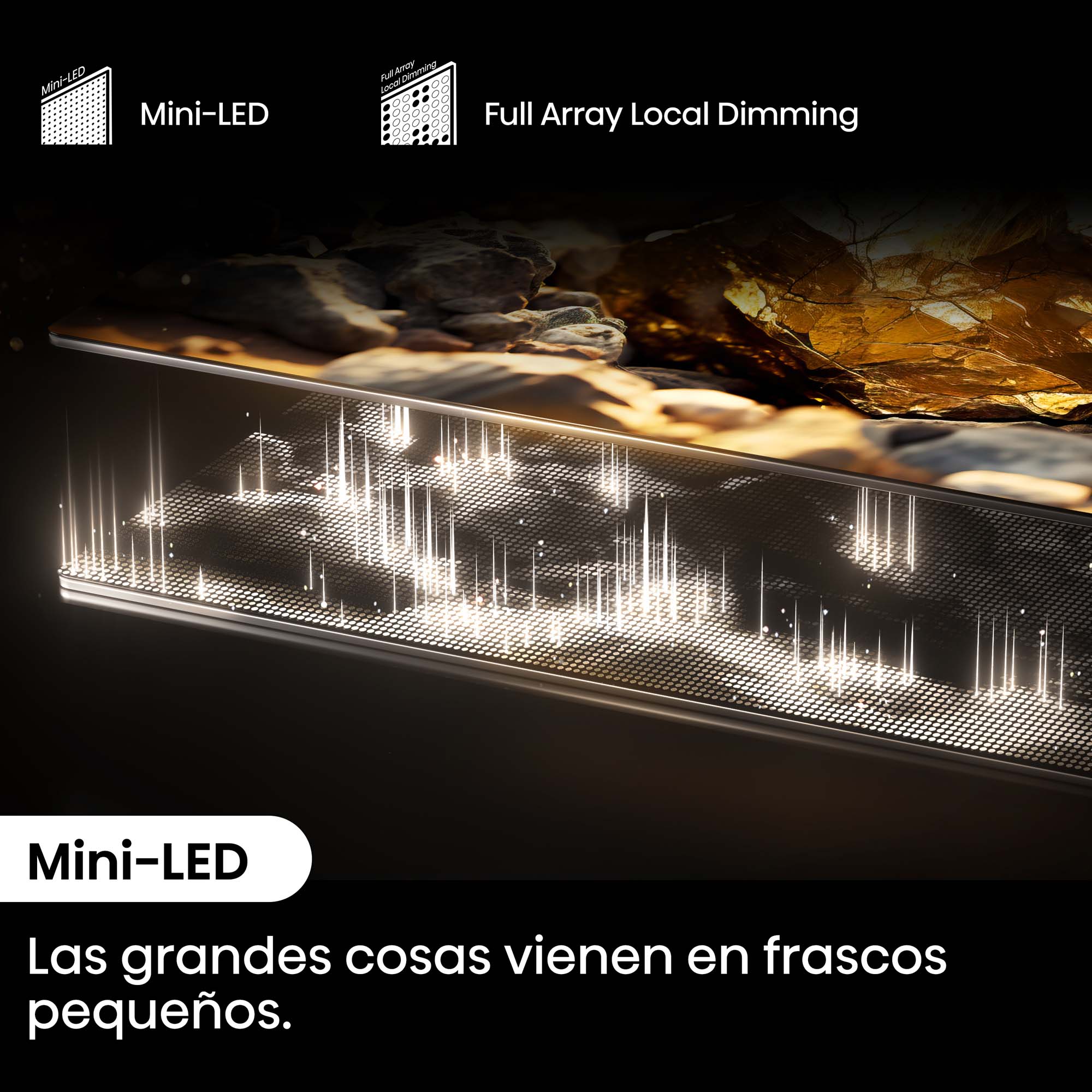 Hisense - Serie U7NQ Mini-LED TV 55U7NQ, 55 Pulgadas con Quantum Dot Colour