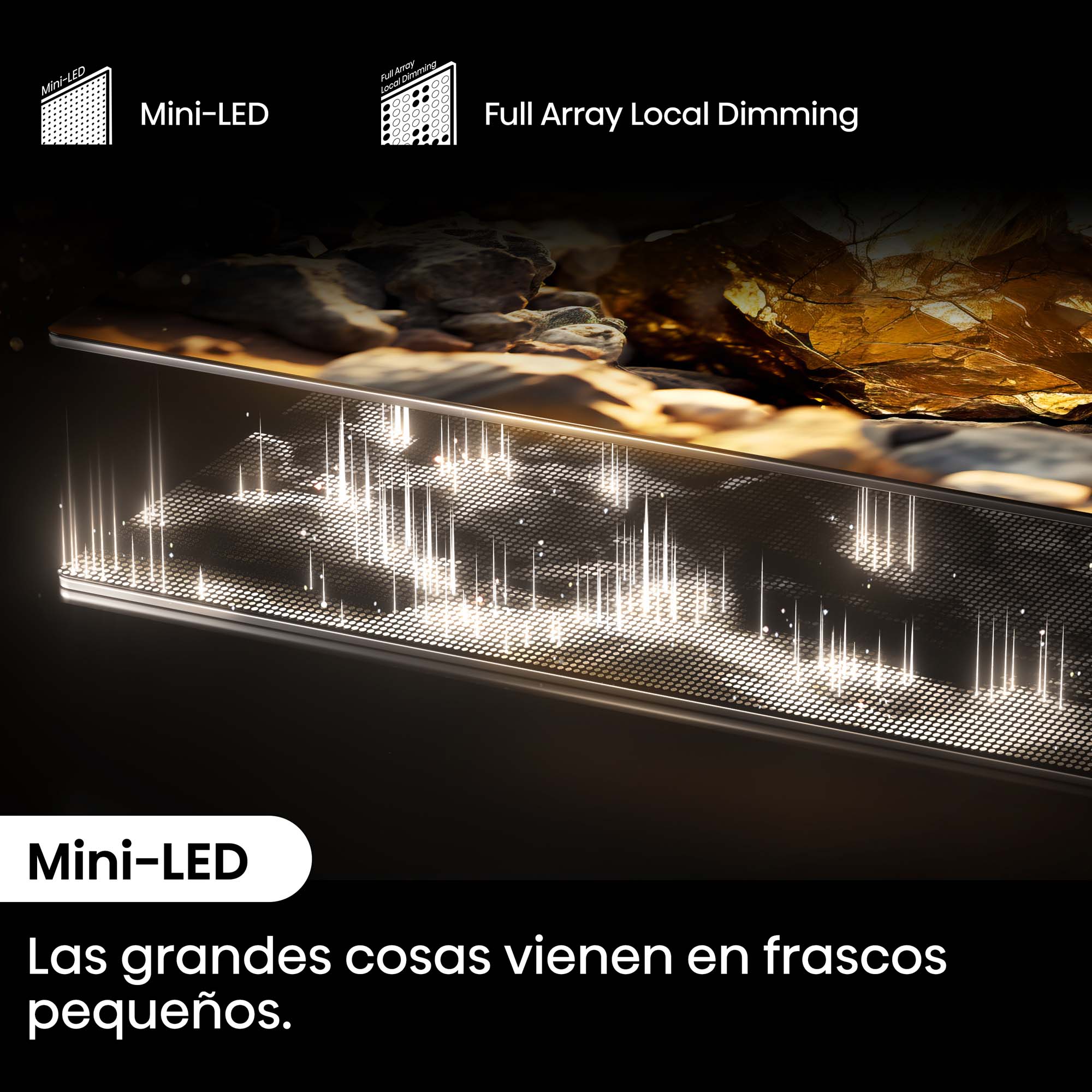 Hisense - Mini-LED TV U7NQ con Quantum Dot Colour