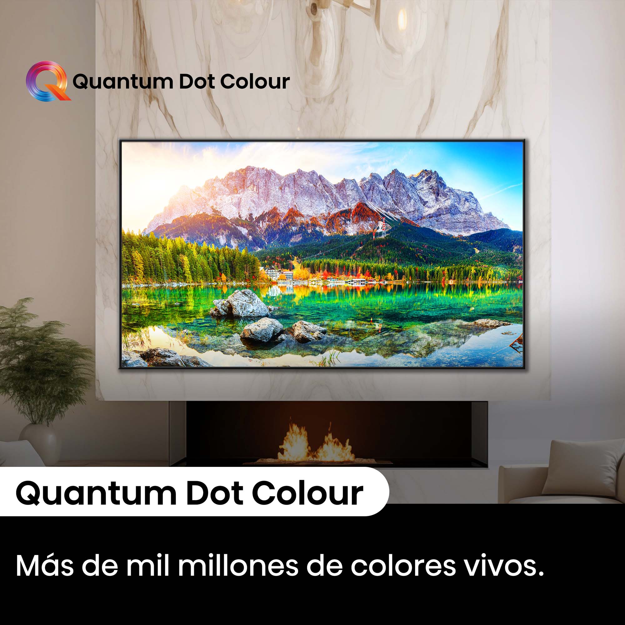 Hisense - Mini-LED TV 55U7NQ, 55 Pulgadas con Quantum Dot Colour