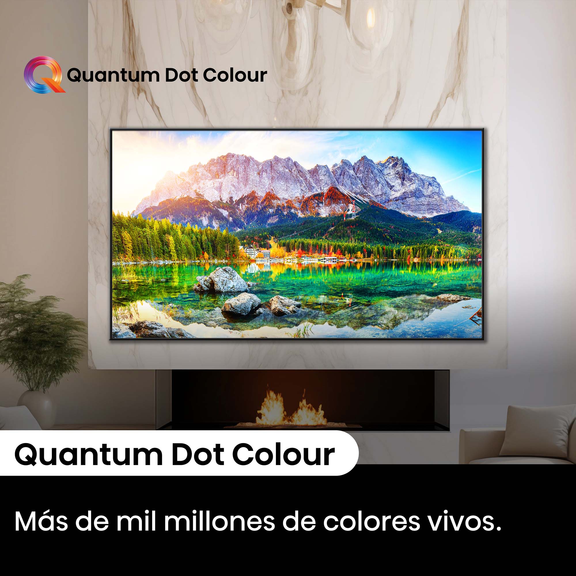 Hisense - Serie U7NQ Mini-LED TV 55U7NQ, 55 Pulgadas con Quantum Dot Colour