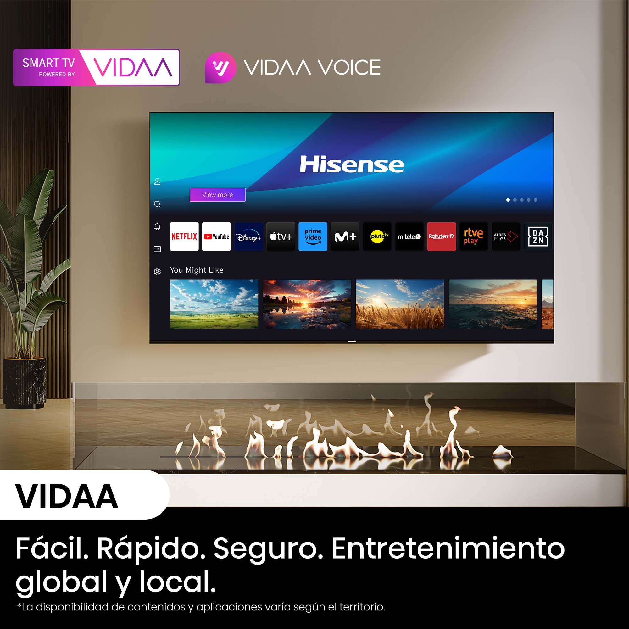Hisense - Serie U6NQ Mini-LED TV con Quantum Dot Colour