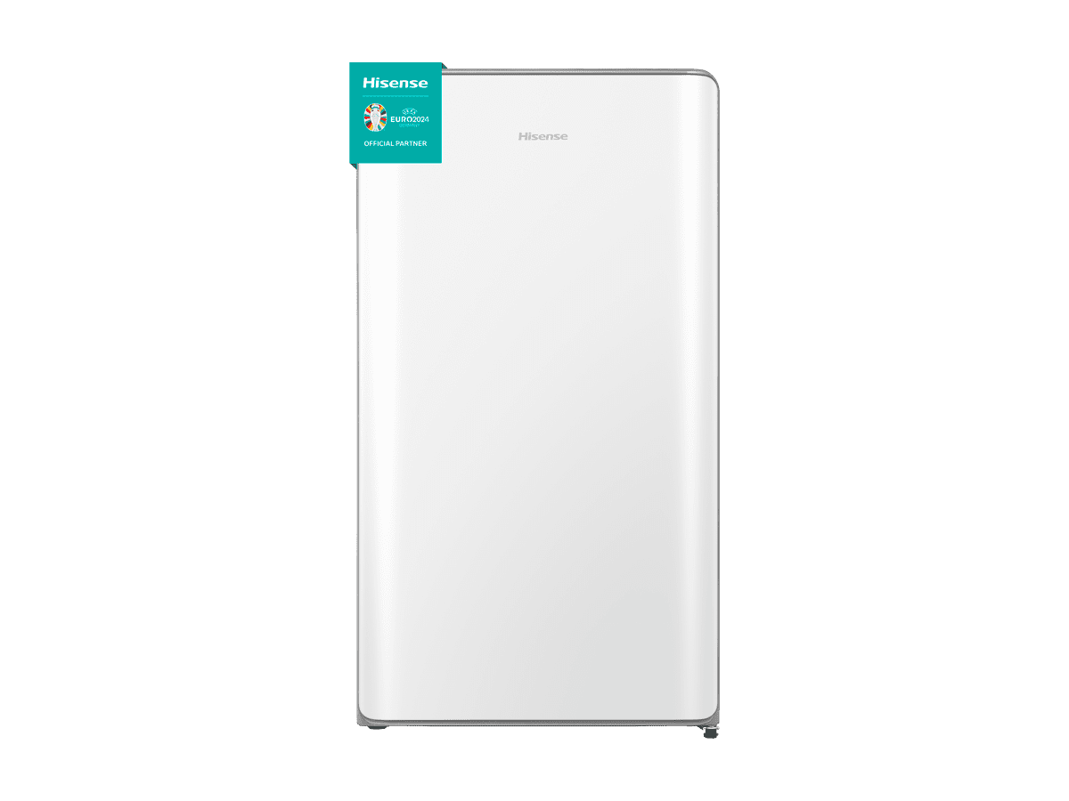 Hisense - RR106D4CWF – Frigorífico 1 Puerta, Clase F , 82L, Blanco, , 