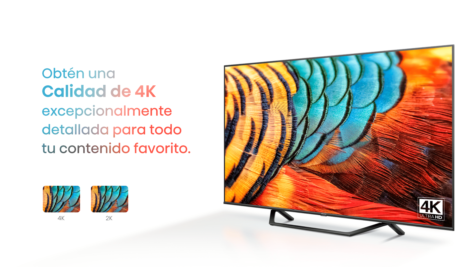 Hisense 43 A7GQ, Televisor QLED de 43 pulgadas, la mejor Smart TV 4K de  Hisense para tu hogar