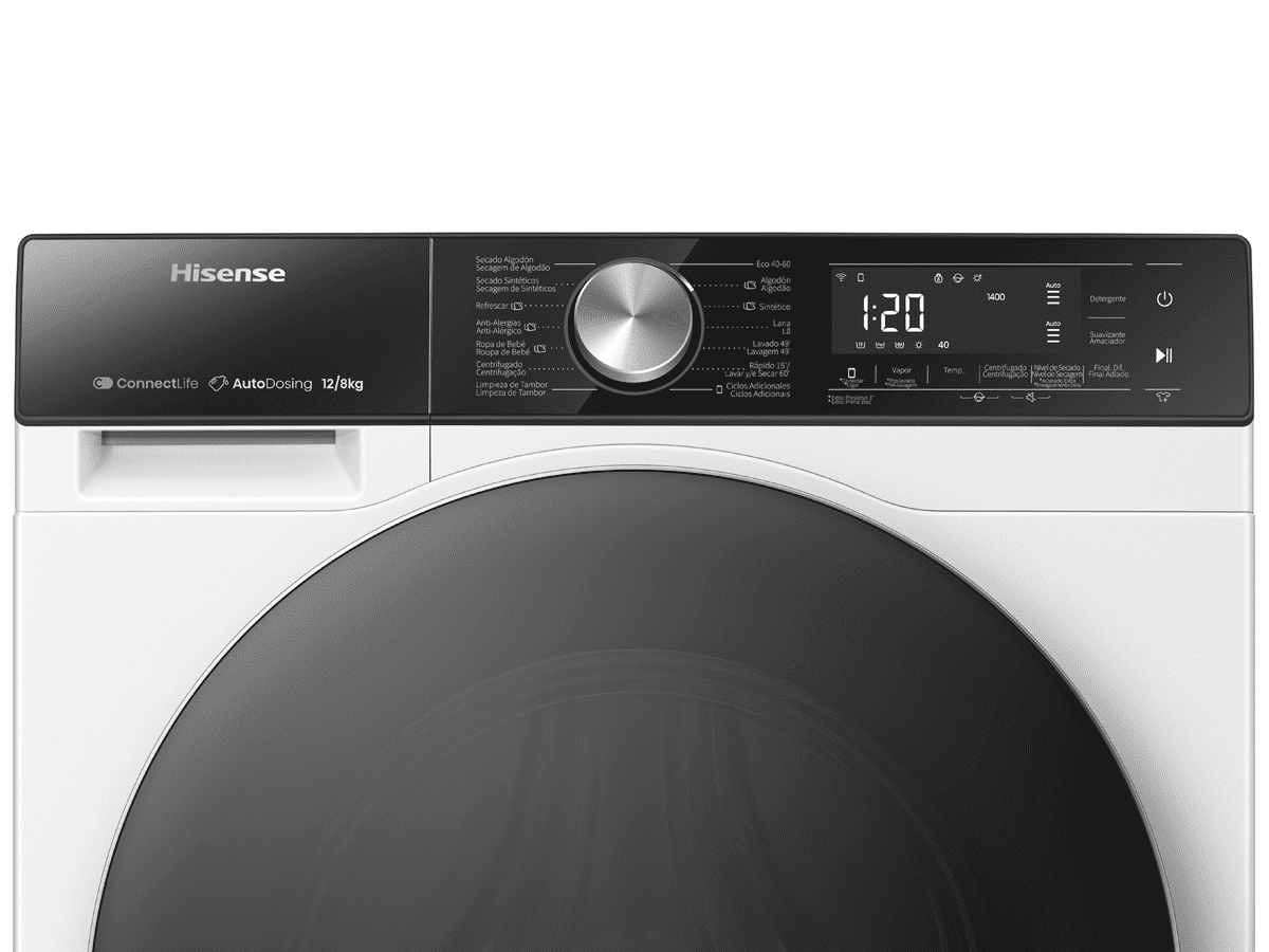 Hisense - Lavadora-Secadora WD5S1245BW