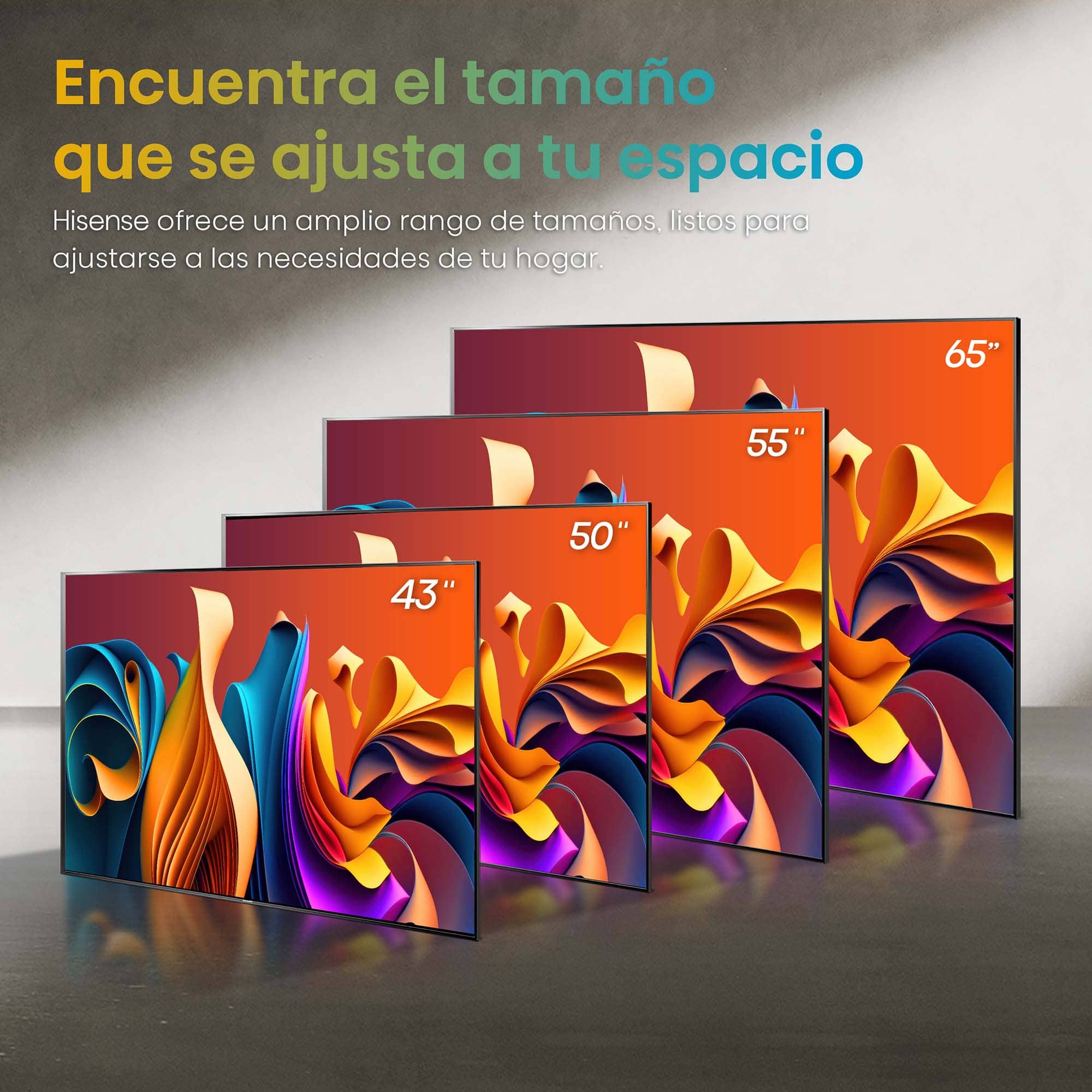 Hisense - Serie A7NQ QLED TV 50A7NQ Smart TV, 50 Pulgadas