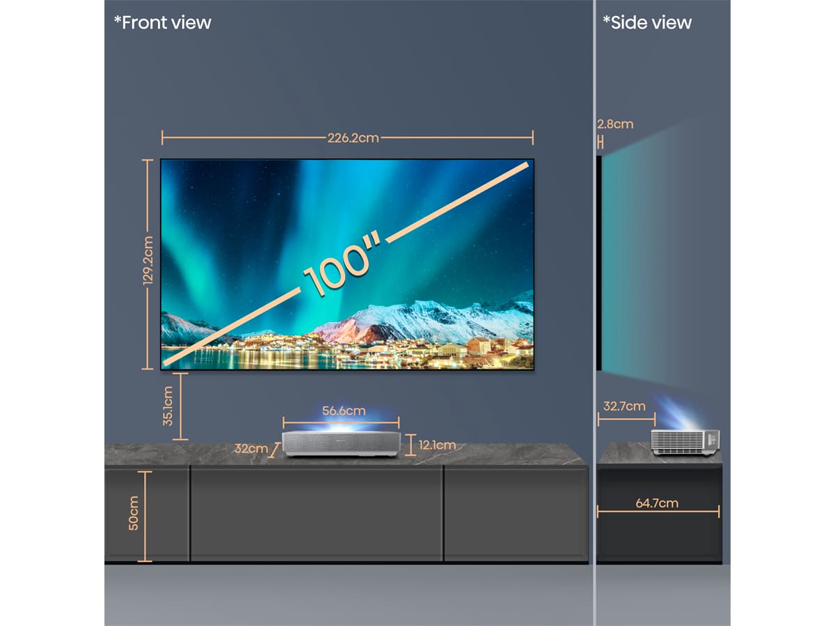 Hisense - Láser TV 100L5HD 100″