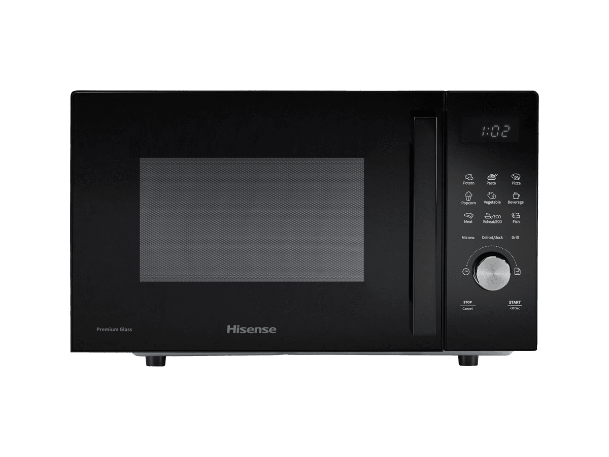 Hisense - H23MOBSD1HG – Microondas Con Grill, 23L, Negro, , 