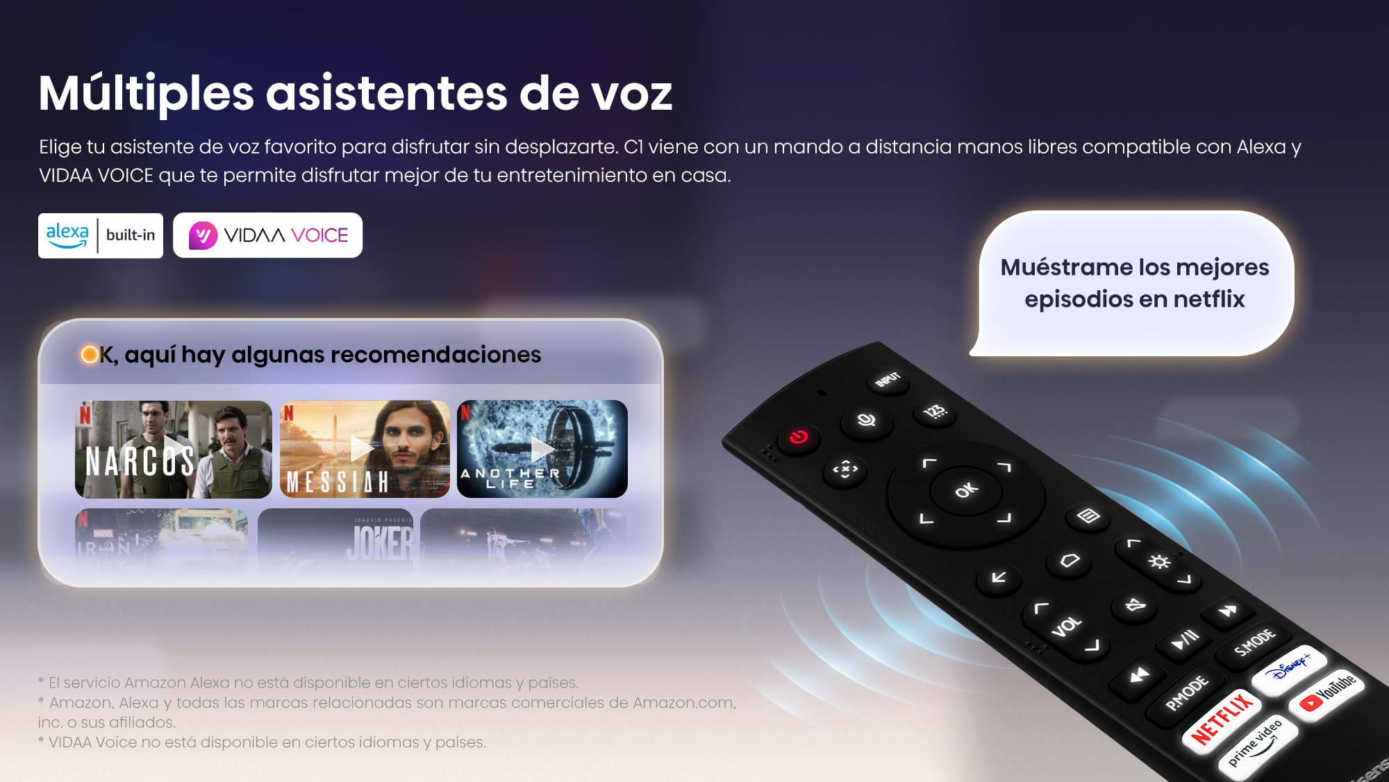 Múltiples asistentes de voz