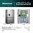 Americanos Cross Door RQ758N4SWSE – Frigorífico Americano 4 Puertas, Clase E, 606L, Inox