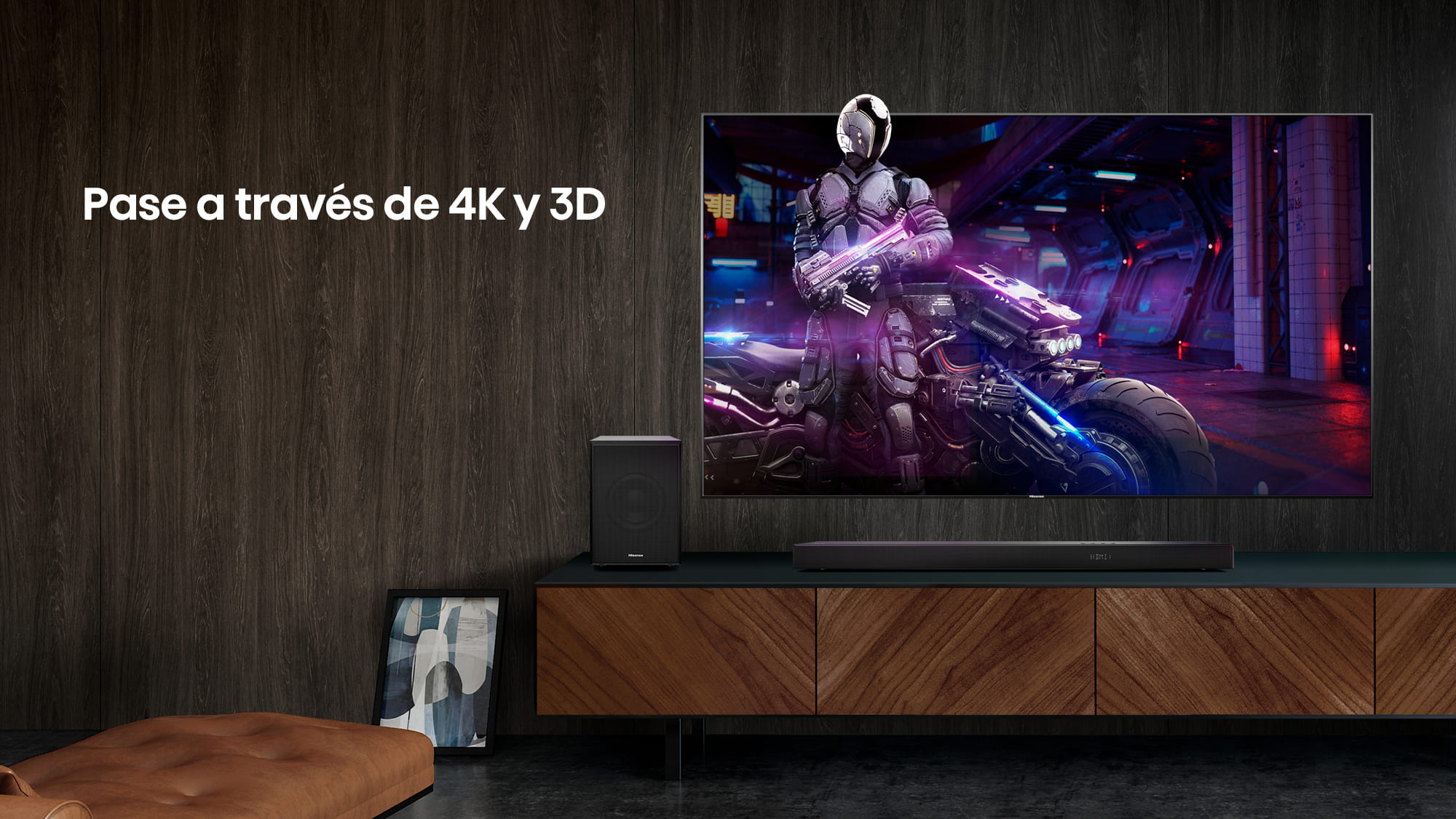 Pase a través de 4K y 3D